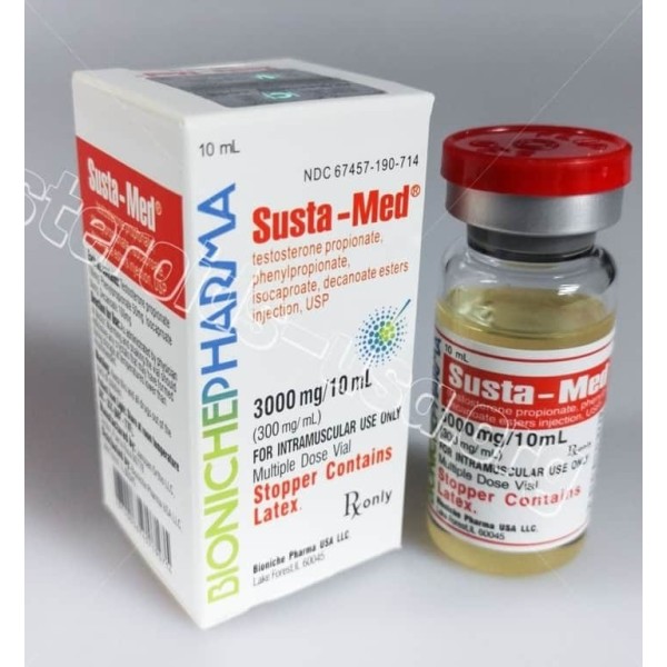 Susta-Med Bioniche Pharmacy (Sustanon) 10ml (300mg/ml) Bioniche Pharmaceuticals